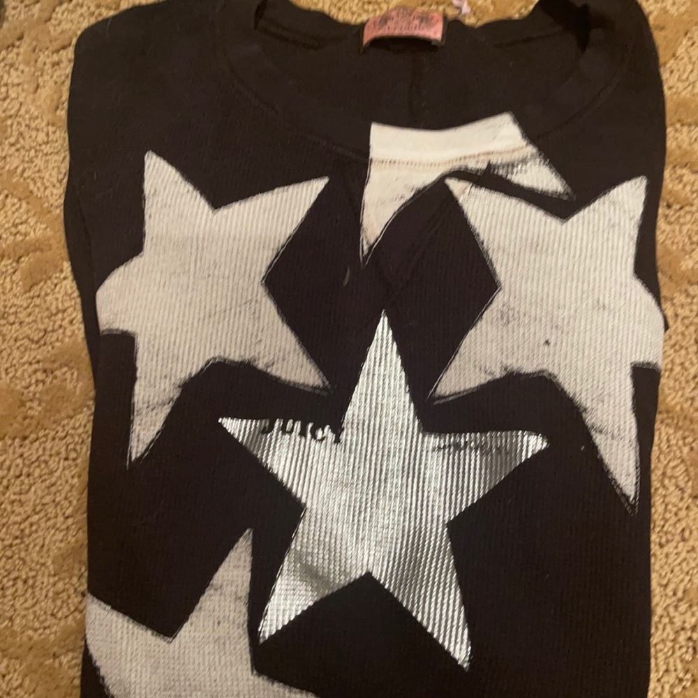Juicy couture long sleeve with stars